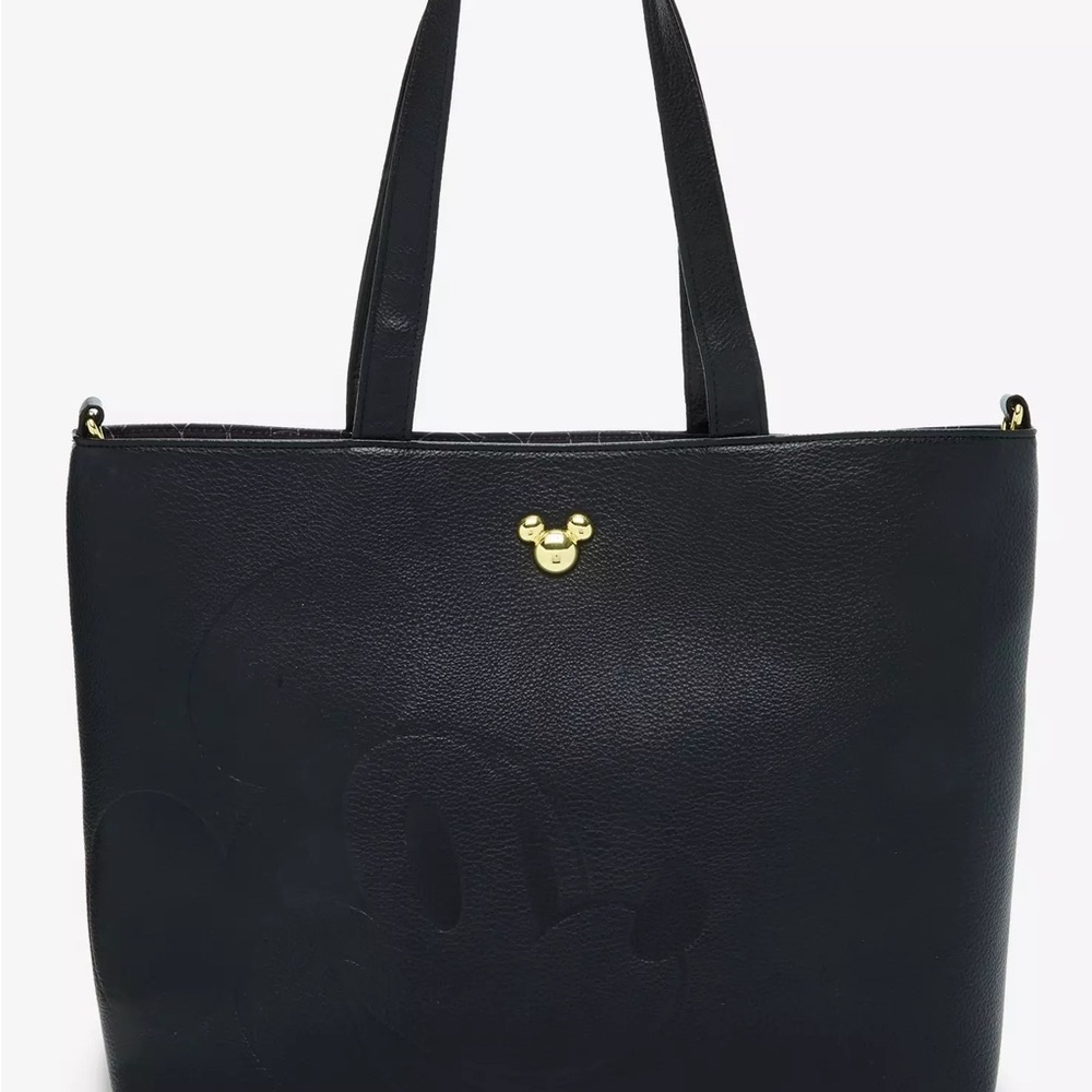 Loungefly Black Tote with Gold Accents